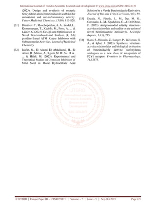 Recent Bioactive Benzimidazole Derivatives A Review | PDF