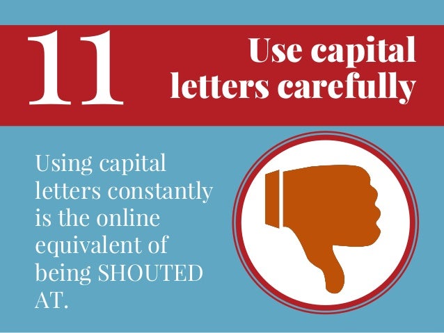 using capital letters constantly is using capital letters