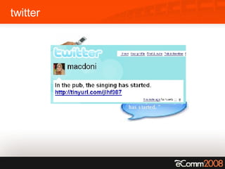 twitter “ Twitter” “ In the pub, the singing  has started.  ” Call Dial2Do “ Do What?” “ Twitter What ?” 