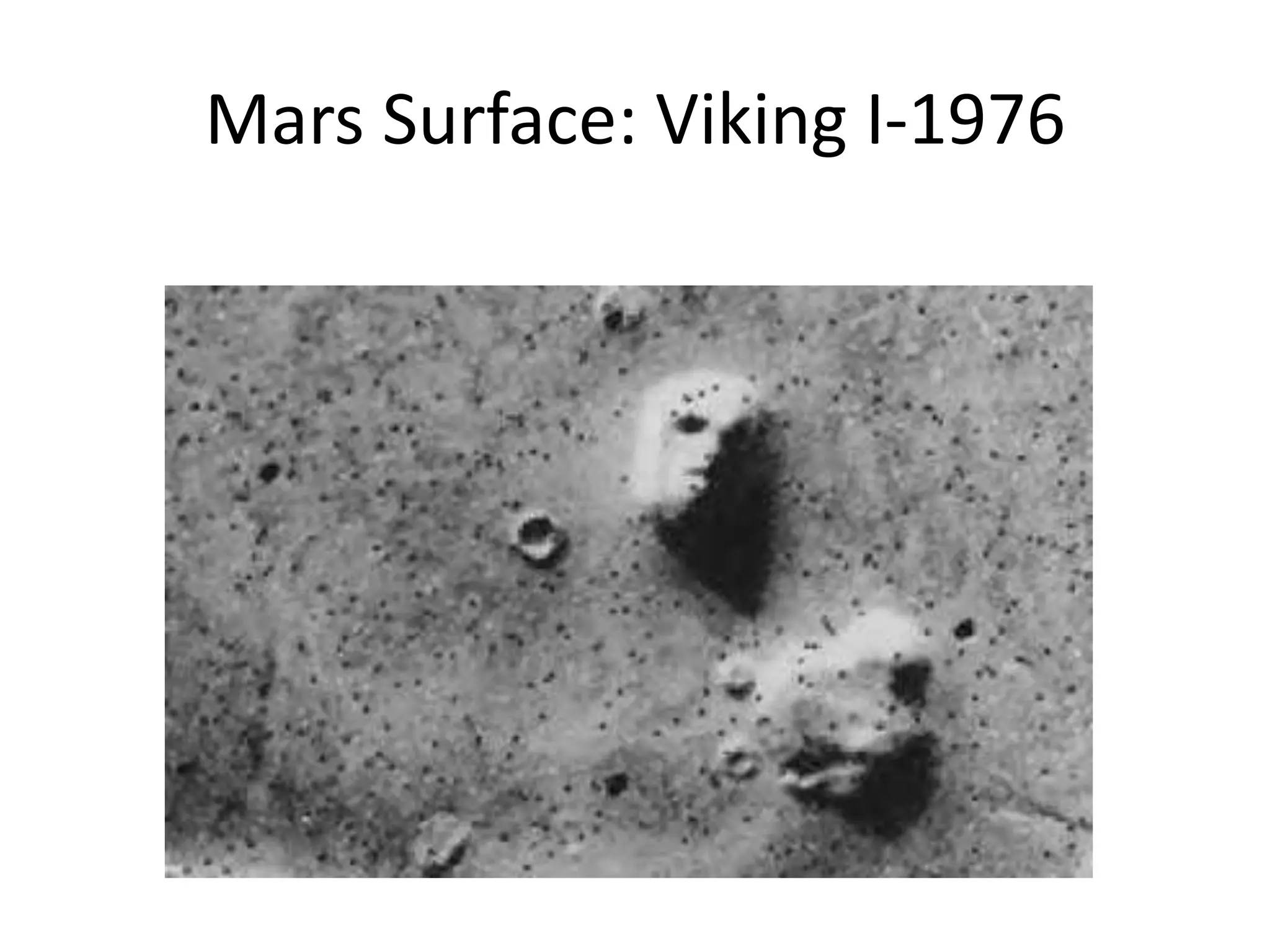 Mars Surface: Viking I-1976
 