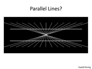 Parallel Lines?




                  Ewald Hering
 