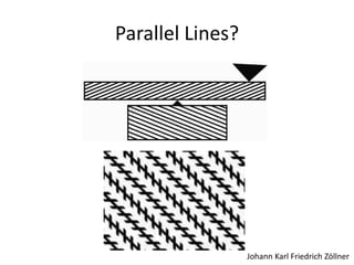 Parallel Lines?




                  Johann Karl Friedrich Zöllner
 
