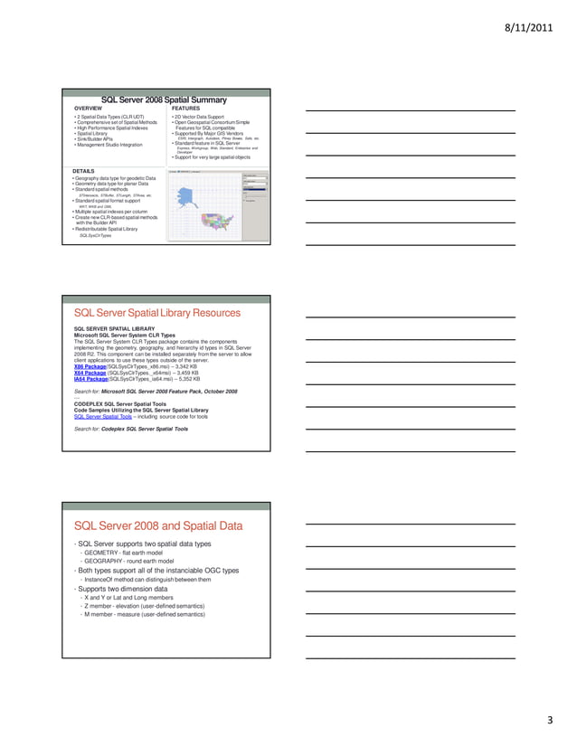 Spatial Data in SQL Server | PDF