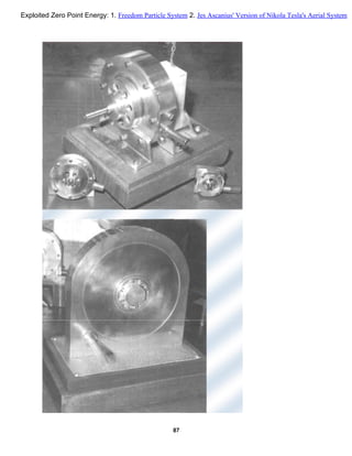 87
Exploited Zero Point Energy: 1. Freedom Particle System 2. Jes Ascanius' Version of Nikola Tesla's Aerial System
 
