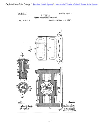 93
Exploited Zero Point Energy: 1. Freedom Particle System 2. Jes Ascanius' Version of Nikola Tesla's Aerial System
 