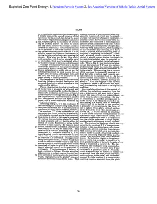 96
Exploited Zero Point Energy: 1. Freedom Particle System 2. Jes Ascanius' Version of Nikola Tesla's Aerial System
 