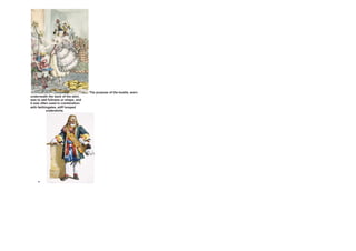 The purpose of the bustle, worn
underneath the back of the skirt,
was to add fullness or shape, and
it was often used in combination
with farthingales, stiff hooped
underskirts.
•
 