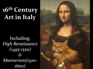 16th century italian renaissance