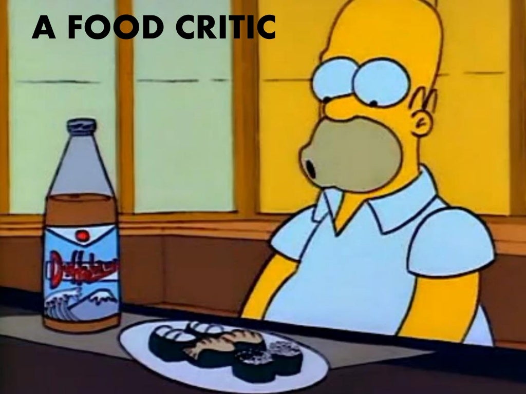 A FOOD CRITIC