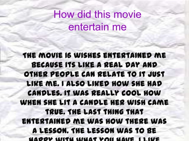 16 Wishes Maya PPT 16-wishes-maya-ppt