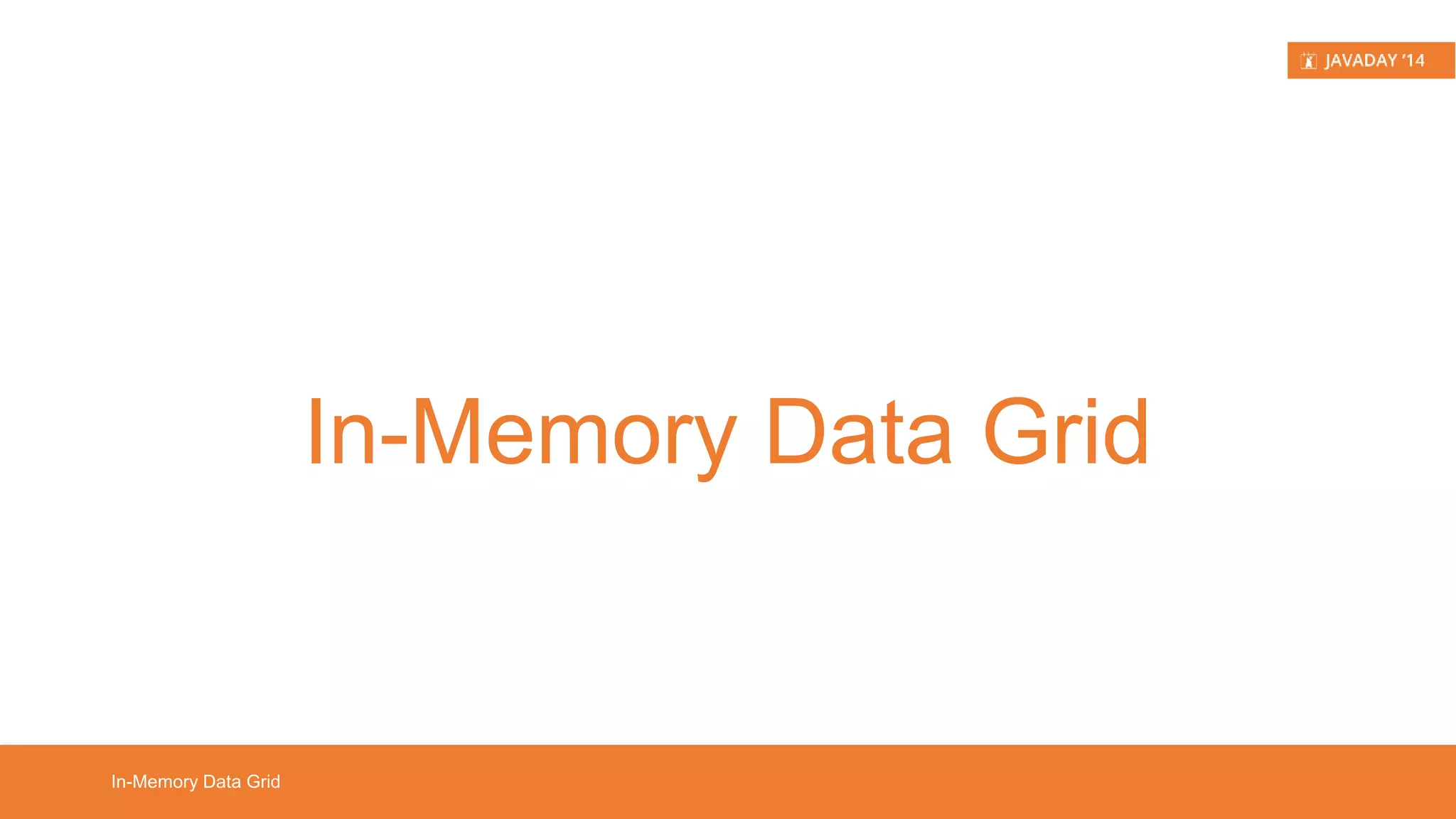 • scale your application • share data across cluster • partition your data Hazelcast in a Nutshell Hazelcast Use Cases 
