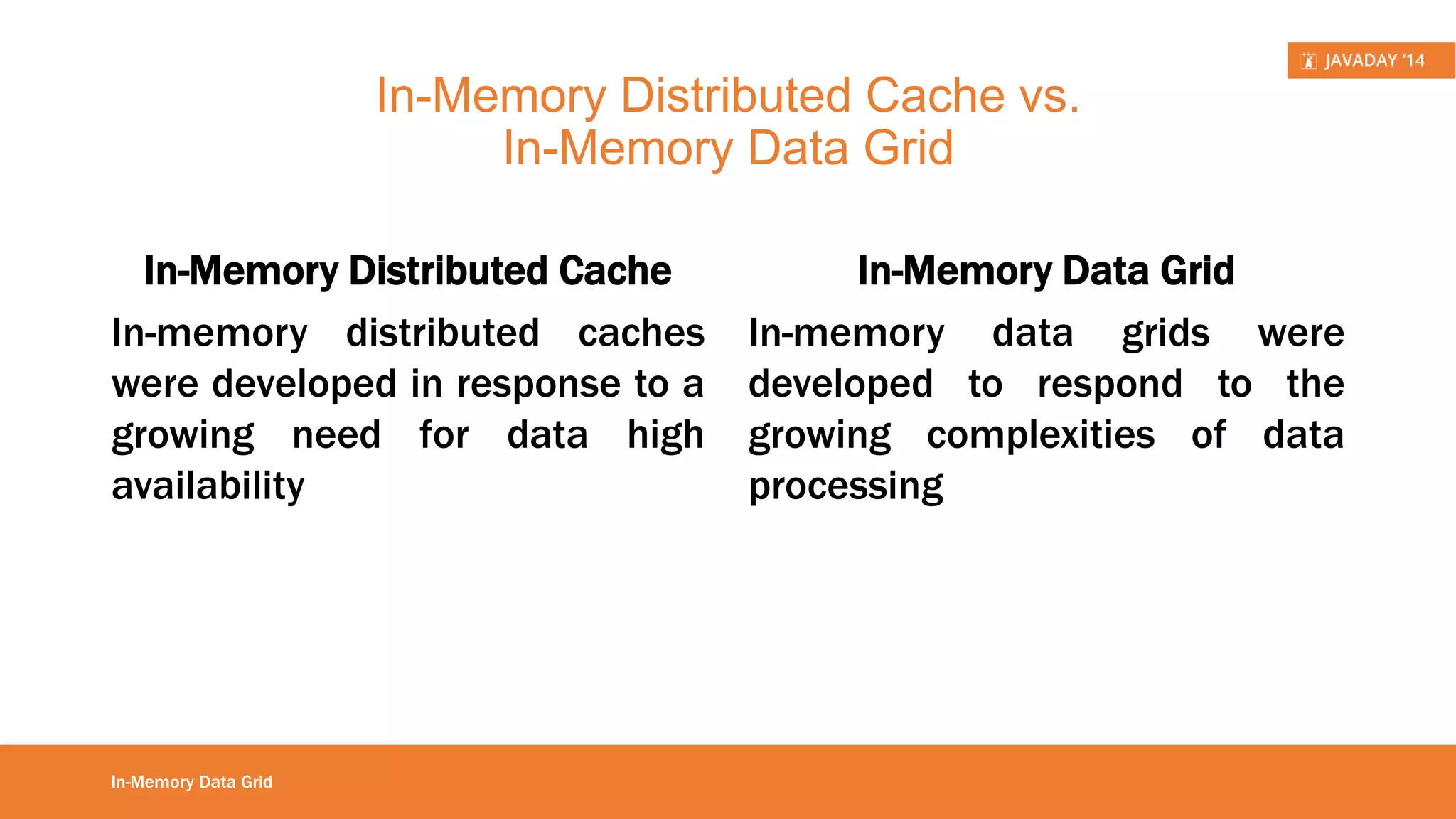 • scale your application • share data across cluster • partition your data • balance the load • send/receive messages • process in parallel on many JVMs, i.e. massively parallel processing (MPP) Hazelcast in a Nutshell Hazelcast Use Cases 