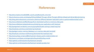 • local cache 
Cache Fundamentals 
Cache Types 
 