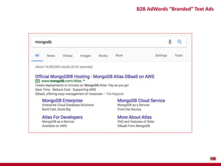 B2B AdWords “Branded” Text Ads
 