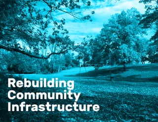 1
_INTERFACE STUDIO
Rebuilding
Community
Infrastructure
 