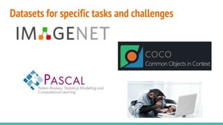 Datasets for specific tasks and challenges
 