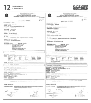 12   quinta-feira
     17 de maio de 2012
                          Diário Oficial
                           GUARUJÁ
 