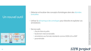 SIFR BioPortal : Un portail ouvert et générique d’ontologies et de terminologies biomédicales françaises au service de l’annotation sémantique