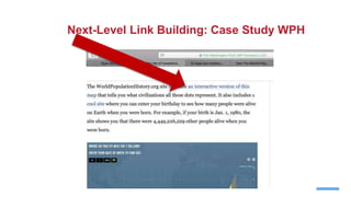 Next-Level Link Building: Case Study WPH
 