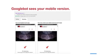 Googlebot sees your mobile version.
 