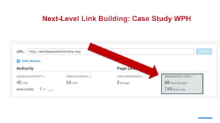 Next-Level Link Building: Case Study WPH
 