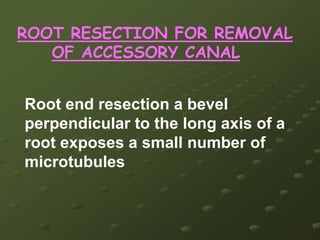 Examination of pulp chamber floor can reveal clues to the location of orifices and to the type of canal system presentRotary NiTi files must be used cautiously with the type of anatomy because instrument separation can occur as the files traverses the sharp curvature in to the common part of canal 
