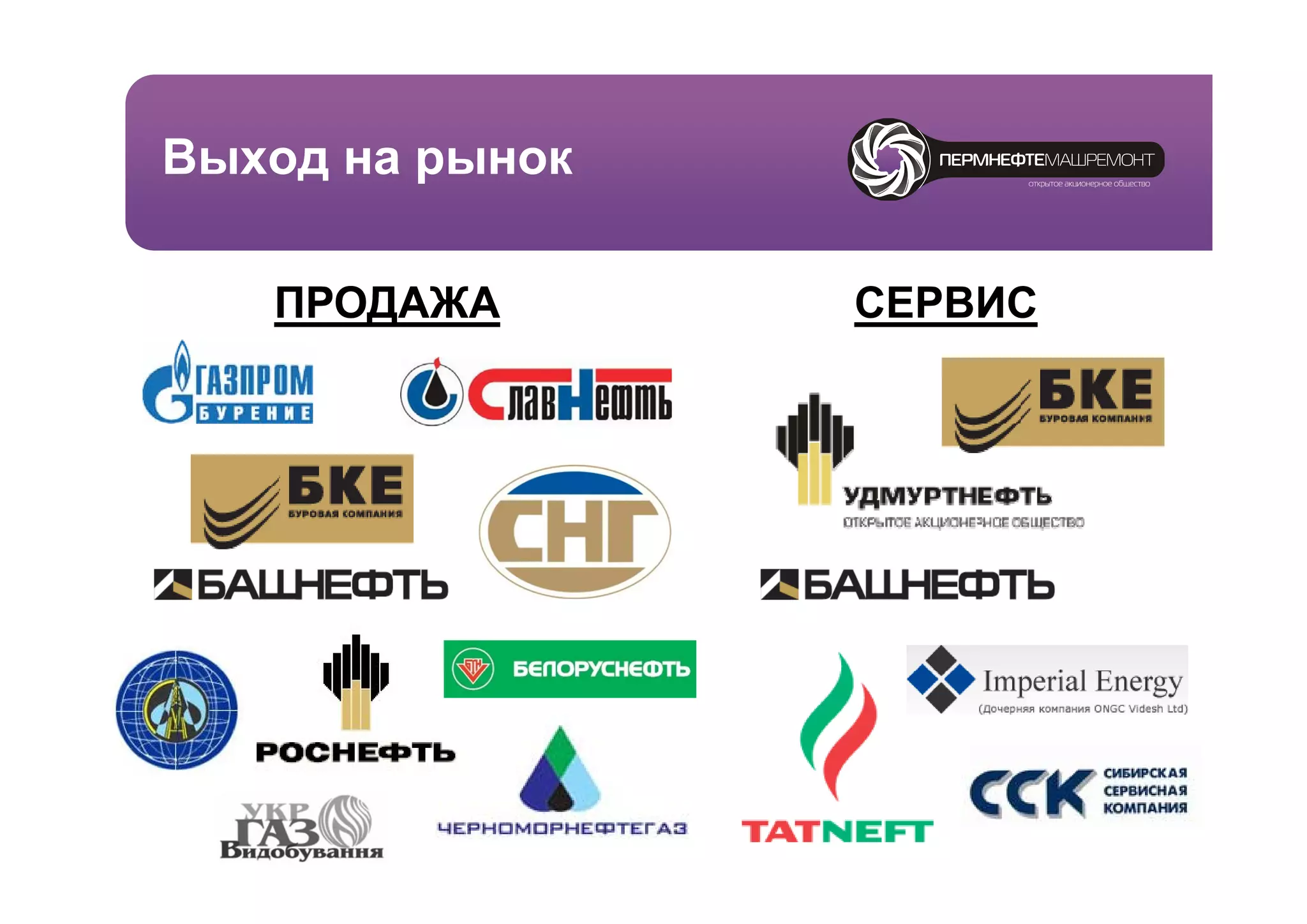 Выход на рынок

   ПРОДАЖА       СЕРВИС
 