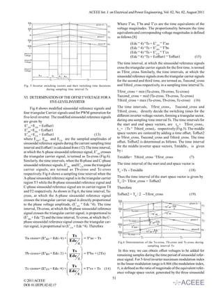 A Refined Space Vector PWM Signal Generation for Multilevel Inverters | PDF