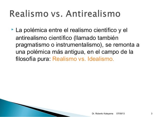 Realismo-antirrealismo