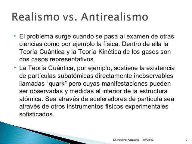 Realismo-antirrealismo