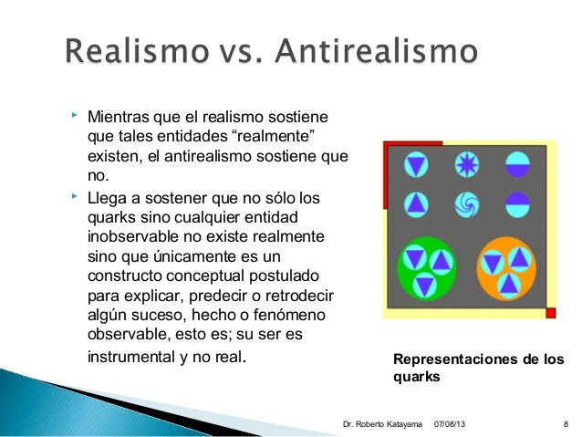 Realismo Y Antirrealismo Filosofia De La Ciencia