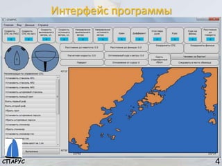 Интерфейс программы
4СПАРУС
 