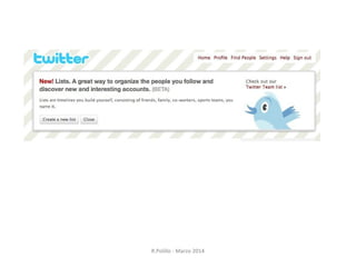 R.Polillo - Marzo 2014
 