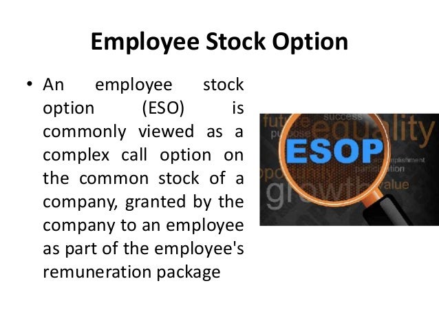 Typical stock options compensation