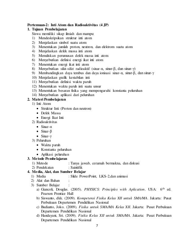 17 Sma Kelas Xii Rpp Kd 3 10 4 10 Inti Atom Dan Radioaktivitas Karl