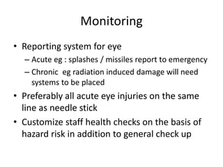 Occupational eye injuries and management | PDF