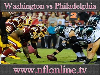 live nfl Washington vs Philadelphia stream