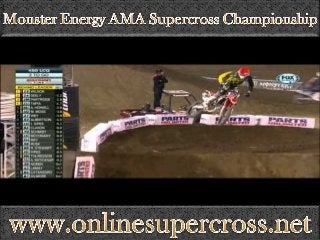 Supercross LIVE streaming in Anaheim 9 jan 