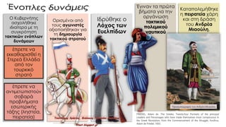 Ο Κυβερνήτης
ασχολήθηκε
ιδιαίτερα με τη
συγκρότηση
τακτικών ενόπλων
δυνάμεων
έπρεπε να
εκκαθαρισθεί η
Στερεά Ελλάδα
από τον
τουρκικό
στρατό
έπρεπε να
αντιμετωπιστούν
σοβαρά
προβλήματα
εσωτερικής
τάξης (ληστεία,
πειρατεία)
Ορισμένοι από
τους αγωνιστές
αξιοποιήθηκαν για
τη δημιουργία
τακτικού στρατού
Ιδρύθηκε ο
Λόχος των
Ευελπίδων
Έγιναν τα πρώτα
βήματα για την
οργάνωση
τακτικού
πολεμικού
ναυτικού
Καταπολεμήθηκε
η πειρατεία χάρη
και στη δράση
του Ανδρέα
Μιαούλη.
 