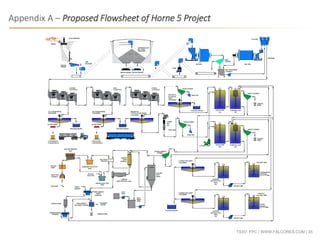 TSXV: FPC | WWW.FALCORES.COM | 35
Appendix A – Proposed Flowsheet of Horne 5 Project
 