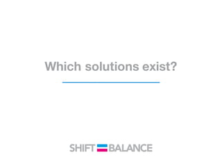 Which solutions exist?
 