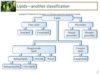 6
Lipids—another classification
 