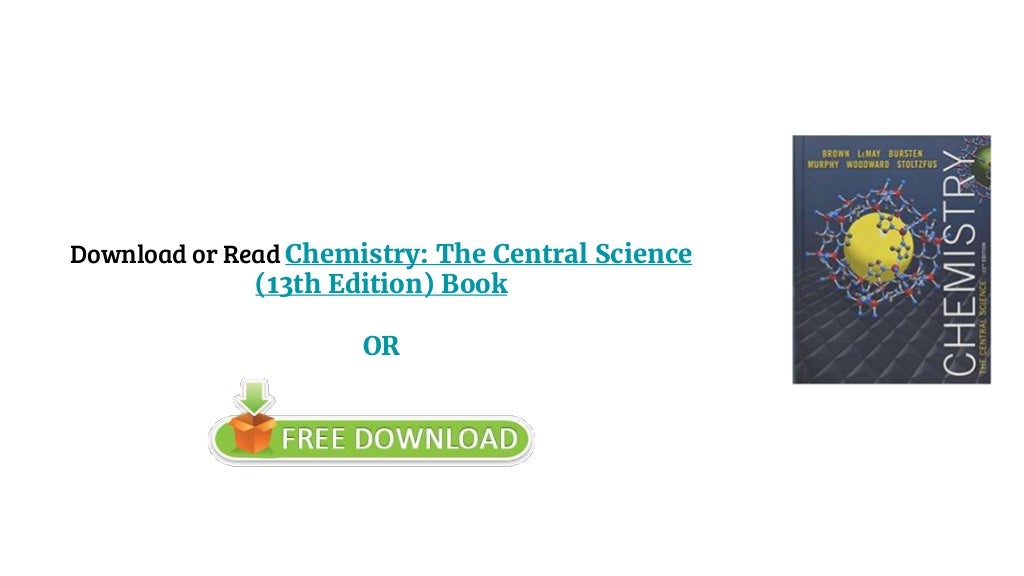 Chemistry The Central Science (13th Edition) download ebooks for free