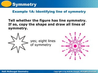 Symetry introduction Line and rotational symmetry | PPT