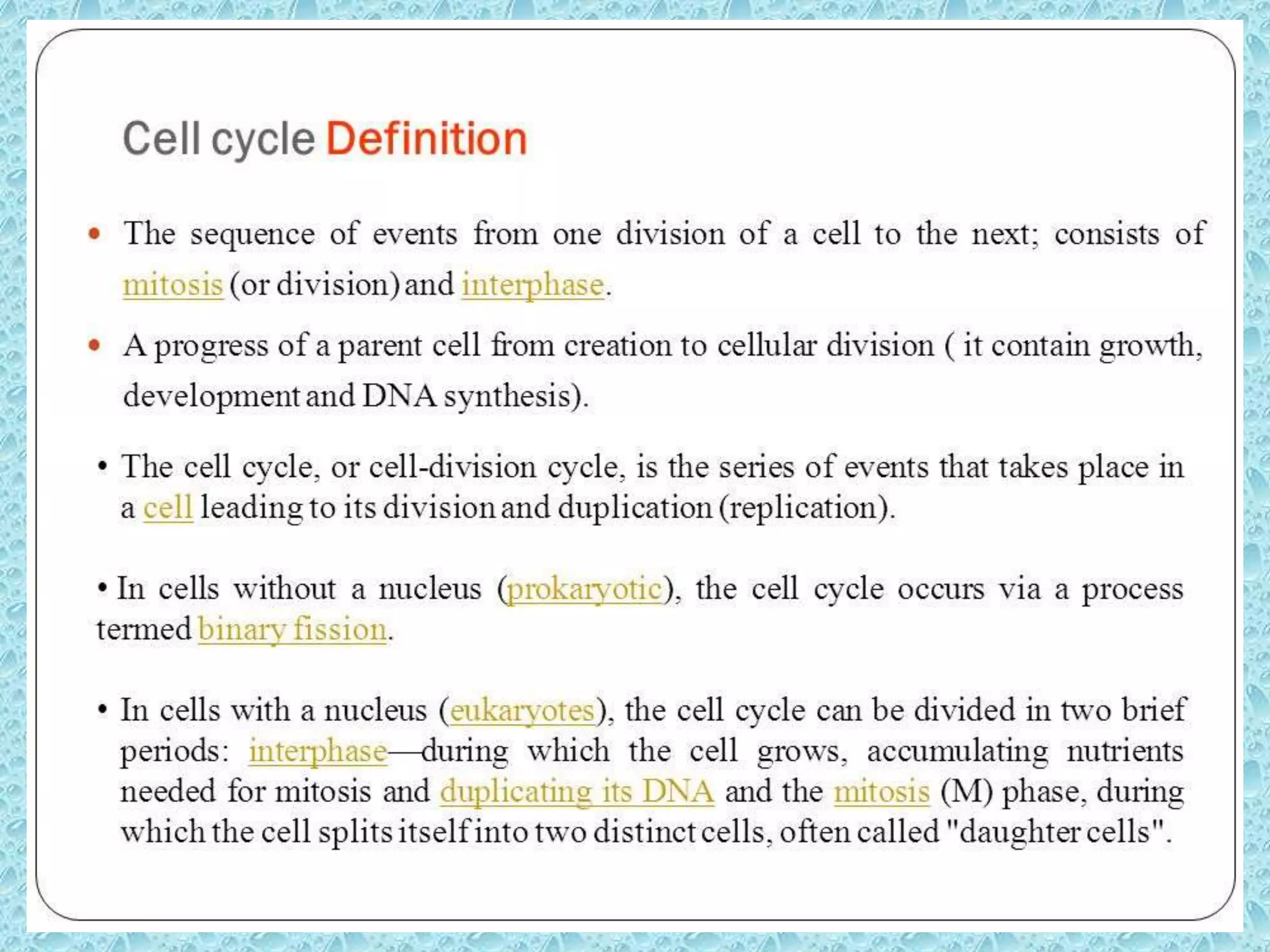 Types of cell divisions | PPTX