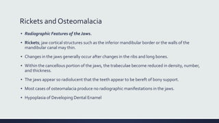 Radiographic Interpretation of Systemic Diseases Manifestations in the ...