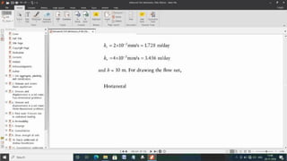 . h] m e · l Advanced Soit Mechanics; Fifth Edition Nitro P
r
o - 6 X
File Convert Review Page Layout Forms Share Erase Protect Help login
U m
m
h T ./ a [! (
5
~ 5
A
c
[@Rotate·
3 ·l
I, tat Er beete
zoom
Select T
y
p
e Qui«Sign Request PD
F Combine T
o T
o Highlight nsert
[ 6t
r
a
ct
F
i
n
d A
d
d Customize
T
e
t Signature word D
e
l Note Tools
Tools Create Convert R
evi
ew P
a
g
e layout Document Favorite Tools
D
x
G
I cover •
£
I H
a
it T
i
l
e
I mute Page
l copyright Page
l Dedication
I contents
I Preface
[ Acknowledgments
I Author
a [] 1. soil aggregate, plasticity,
and classification
[ Advanced_Soit_Mechanics_Fifth_Edi.. X
k,
and h
2x10mm/s 1.728 m/day
•
•
k, =4x10mm/s = 3.456 m/day
10 m. For drawing the flow net,
8 [ 2 stresses and strains:
Horizontal
Elastic equilibrium
ffi [] 3 . stresses and
displacements I
n a soil mass:
Two-dimensional problems
8 []4. stresses and
displacements i
n a soil mass:
Three-dimensional problems
8 [ 5 pore w
a
t
e
r Pressure d
u
e
t
o undrained loading
ffi ] 6
. Permeability
a In7. seepage
a le. consolidation
8 [9. shear strength o
f soils
gen
a [ 1o. E
l
a
s
t
i
c settlement o
f
0 shallow foundations
z e [ 1 . consolidation settlement
I ◄ ◄ 298 03
2
1 O
F 7
3
5
► I o 0
II P Search
0 0 g a g ­ + 213%
­
dimension is reduced by Sqrt.2
 