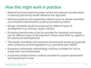 17.00 Integrating the Environment Act air quality targets into the ...