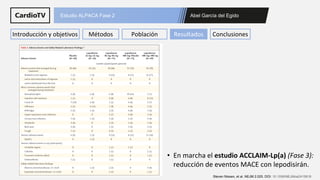 Estudio ALPACA Phase 2 ACC Congress 2025 | PDF