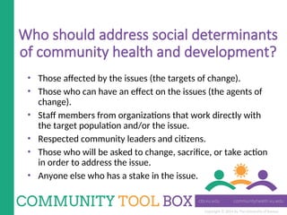 social determinants of Health and development ppt | PPT
